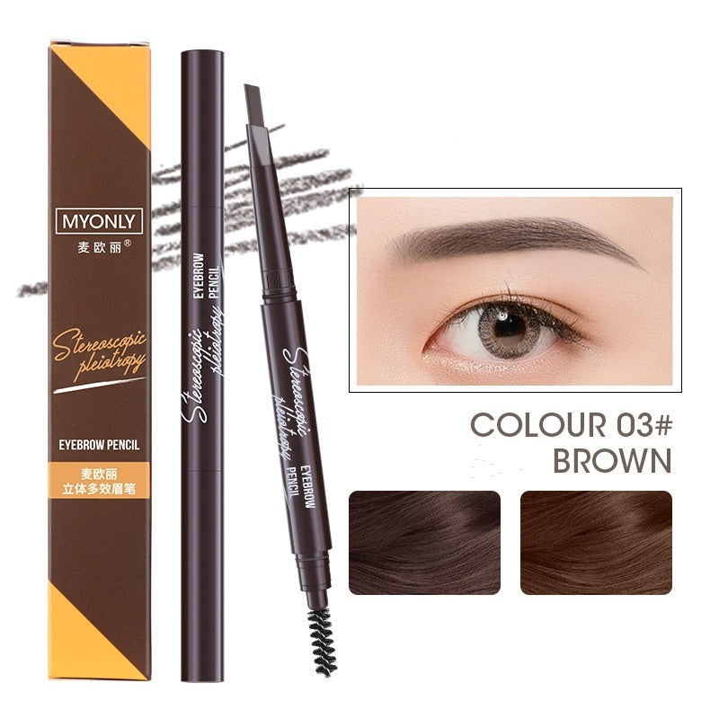 Three-Dimensional Multi-Effect Eyebrow Pencil Double-headed Triangle