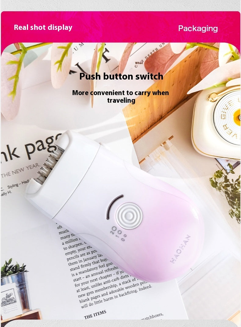 Three-in-one Waterproof Hair Removal Device Female USB Fashion