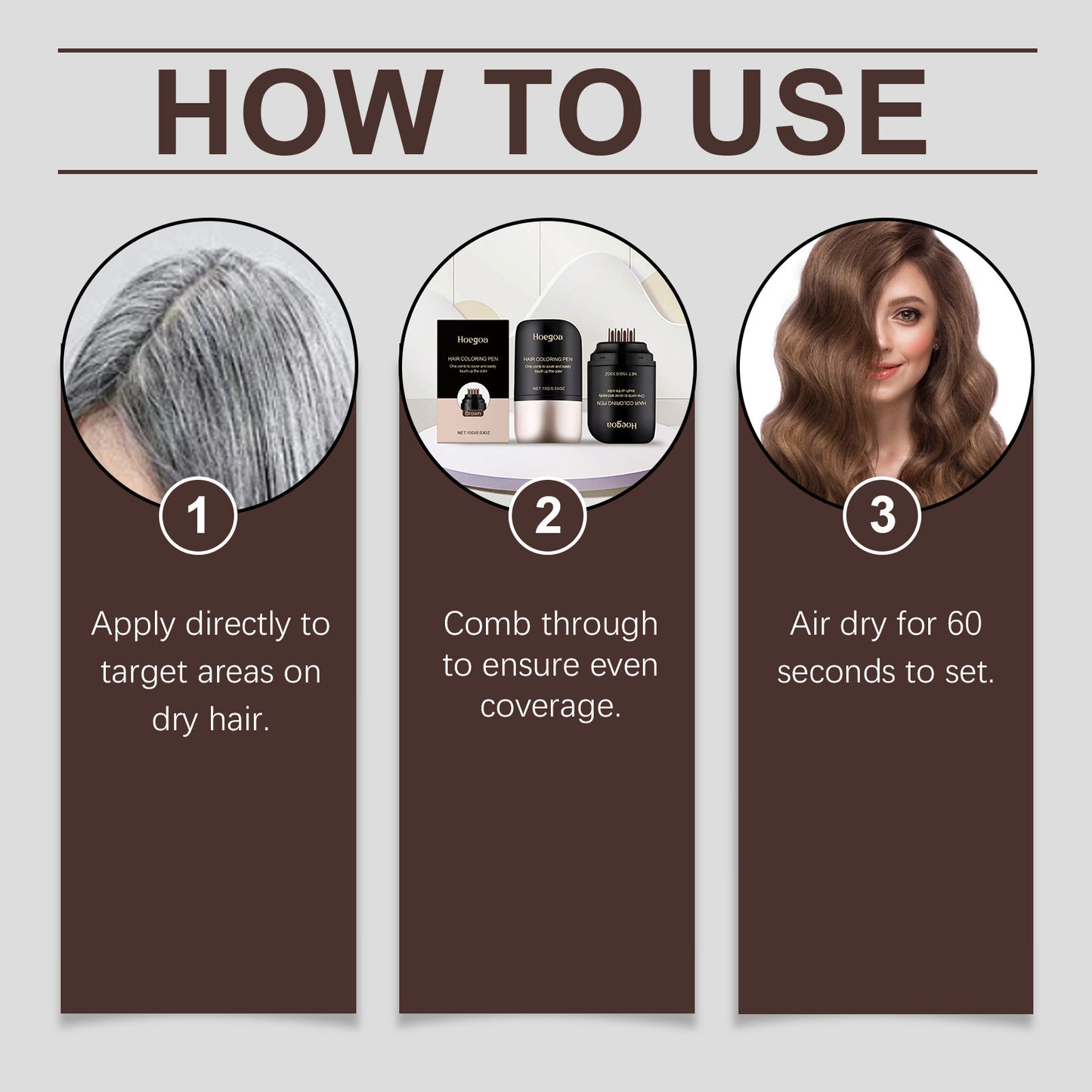 Instant Hair Dyeing And Makeup Pen