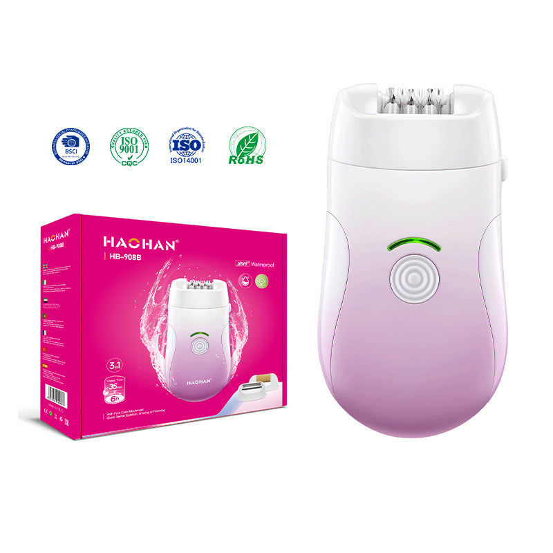 Three-in-one Waterproof Hair Removal Device Female USB Fashion