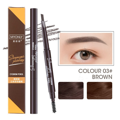 Three-Dimensional Multi-Effect Eyebrow Pencil Double-headed Triangle